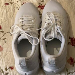 ASICS shoes. White with white detail. Size 9. Worn once.